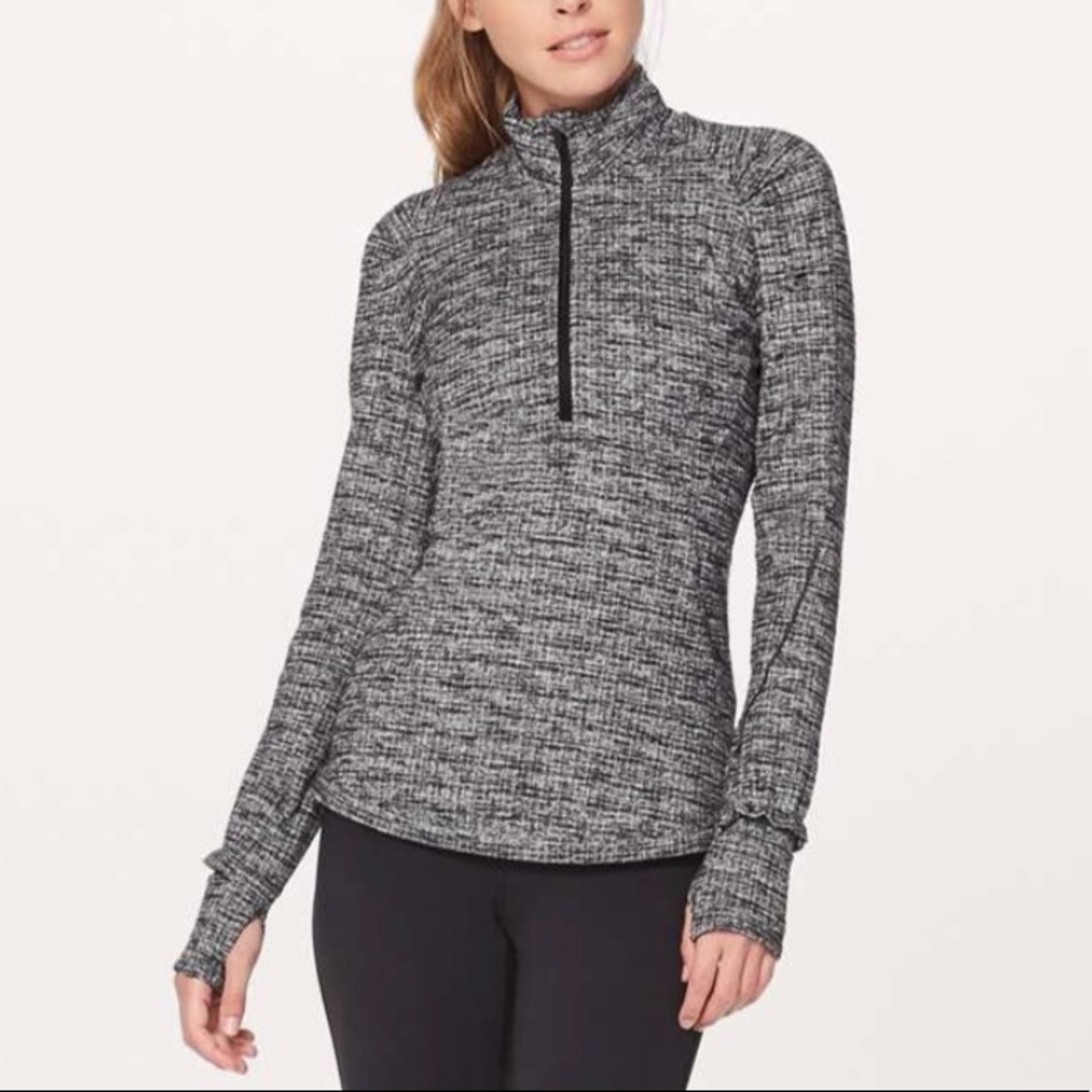 Lululemon extra mile 1/2 zip
